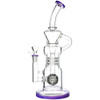 Flying Pig 12" Double Matrix Stemless Recycler, Purple