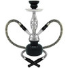 Premium Hookah 12" Swirl 2-Hose Hookah, Assorted Colors