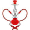 Premium Hookah 12" Swirl 2-Hose Hookah, Assorted Colors