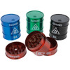 40mm Mini Oil Barrel Metal Grinder, Assorted Colors