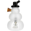 Snowperson Bubbler profile view showing the miniature snowman perc inside.
