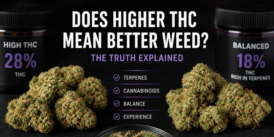 Does Higher THC Mean Better Weed? The Truth Explained (2026 Guide)