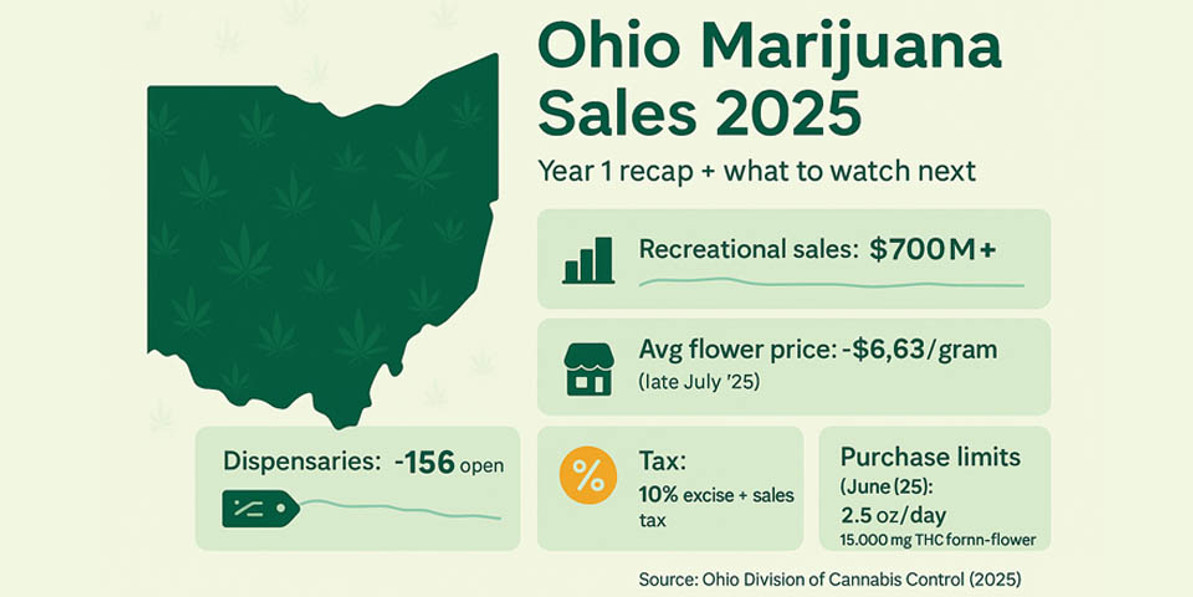 Ohio Marijuana Sales 2025: What Happened, What It Means, and What to Watch Next
