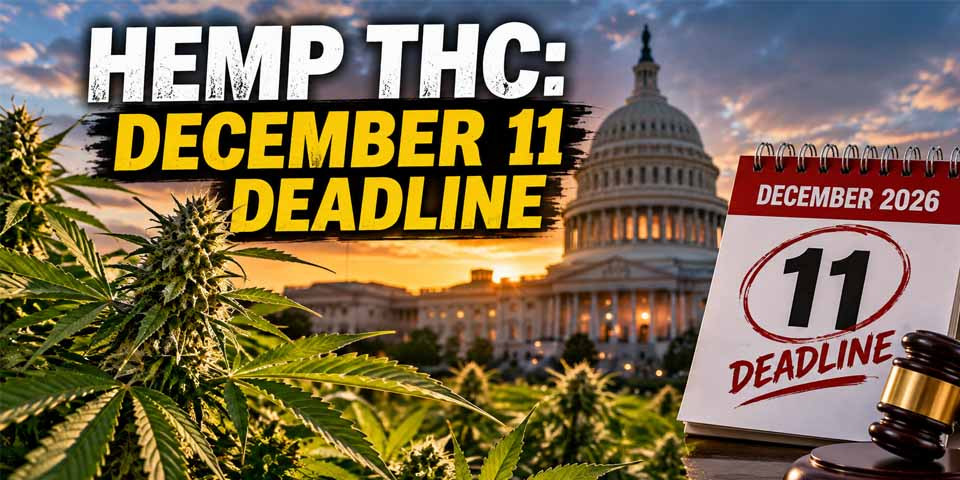 Will Congress Save Hemp THC Before December 11, 2026? What Happens to Delta-8, THCA, CBD & THC Drinks