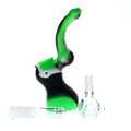 NoGoo Silicone Sherlock style Bubbler with 10mm GOG Downstem and Bowl