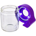Cookies LED Lit Airtight Mag Jar, Purple