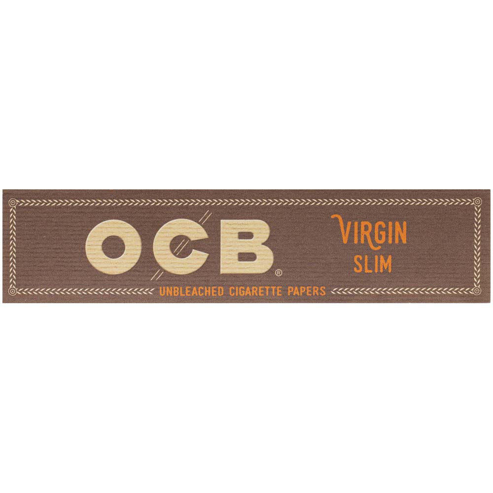 OCB Virgin Slim Rolling Papers Unbleached Cgarette Papers