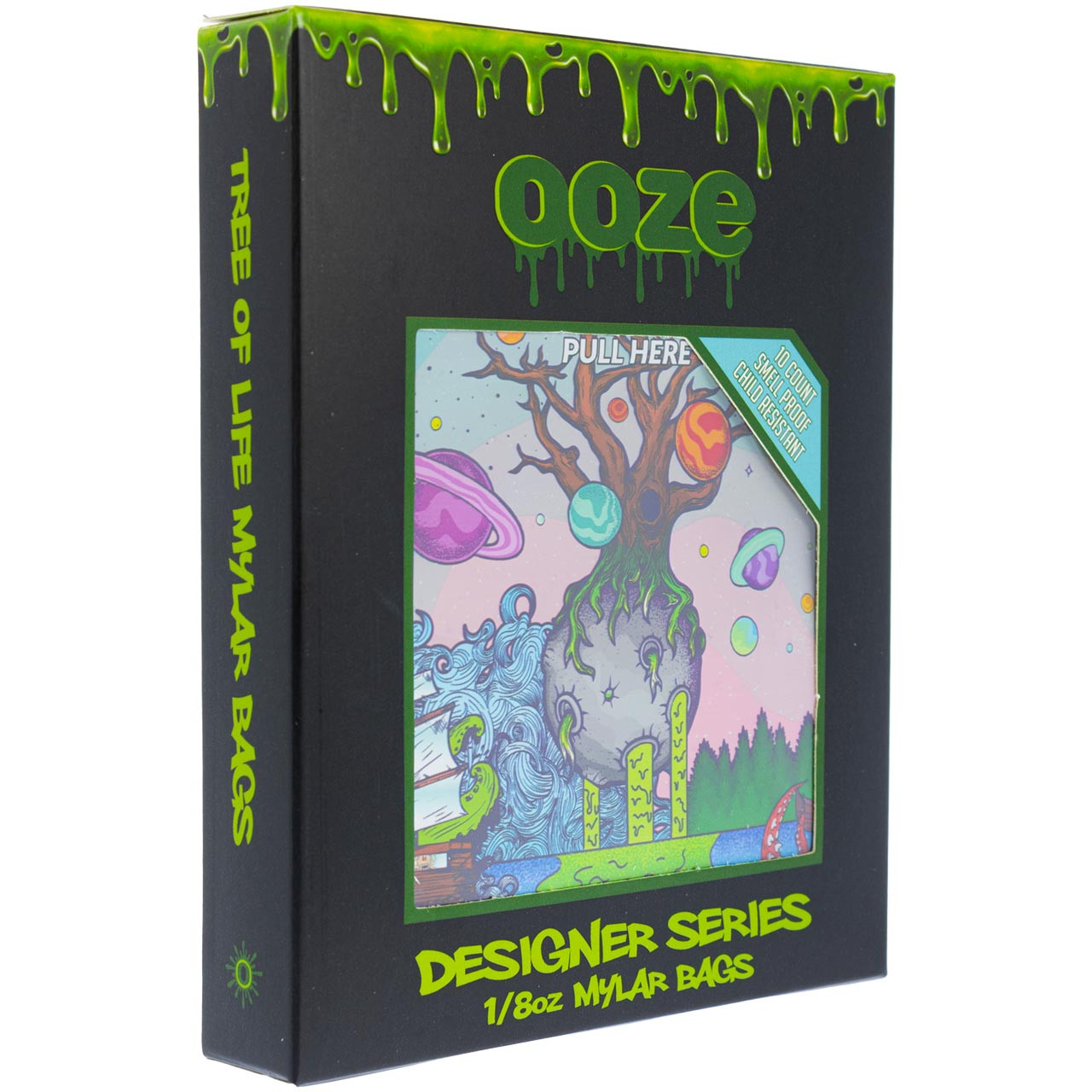 Ooze Designer Series 1/8 Ounce Smell Proof Mylar Bags, 10-Pack