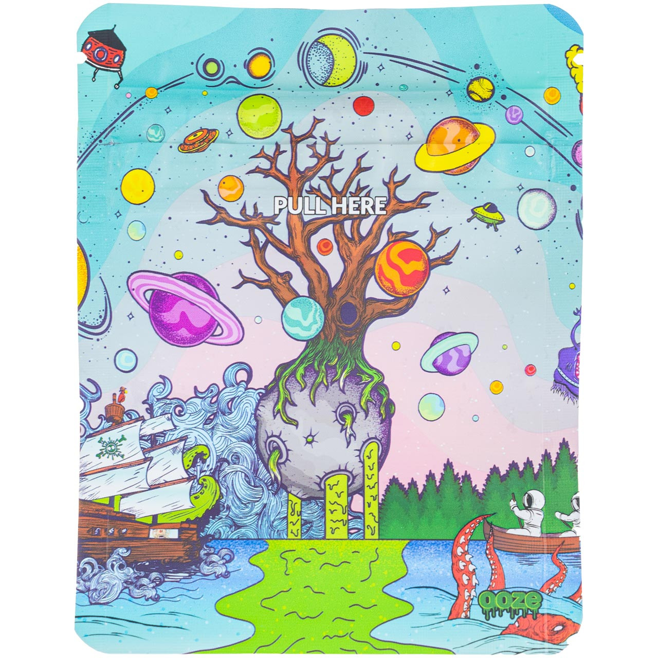 Ooze Designer Series 1/8 Ounce Smell Proof Mylar Bags, 10-Pack