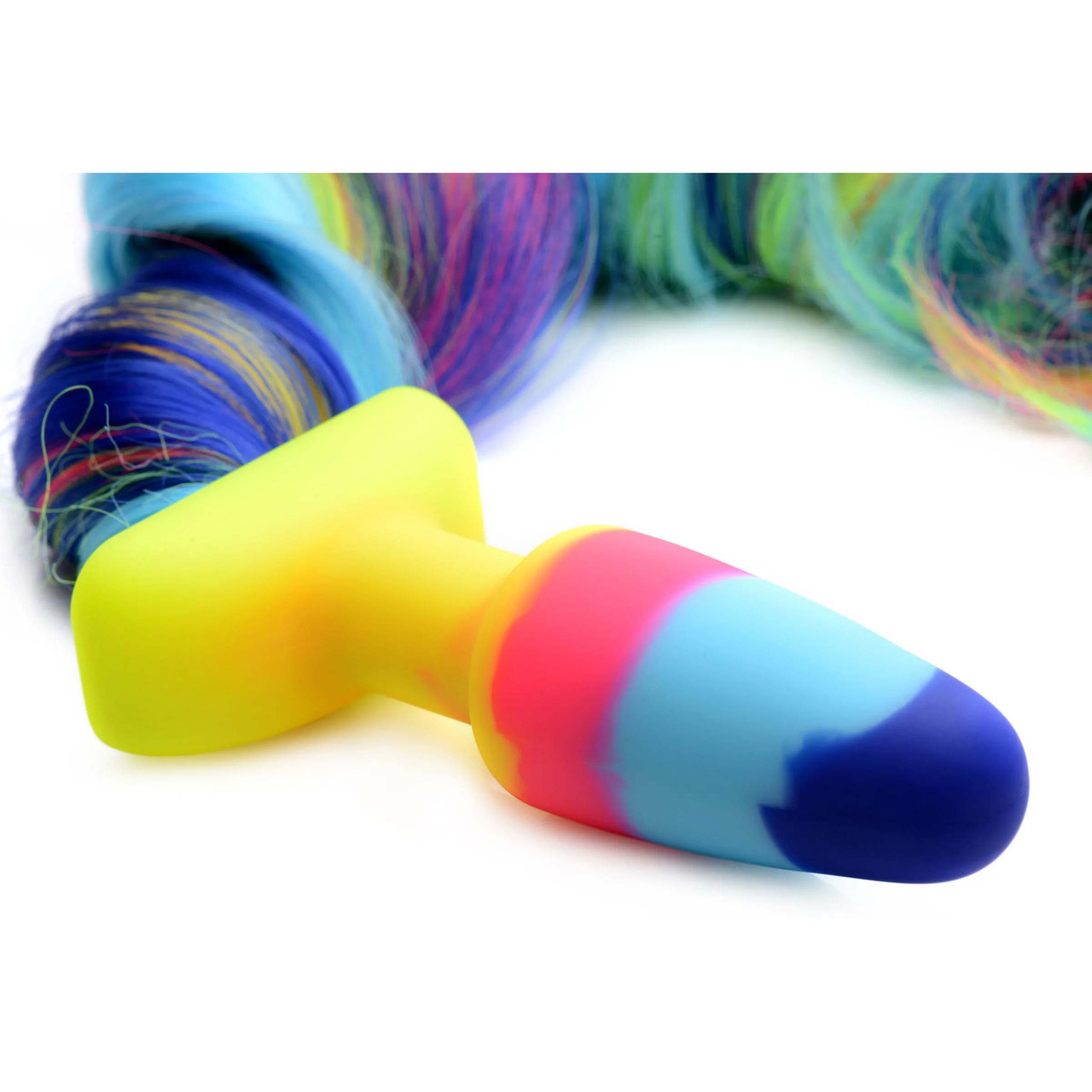 Tailz Rainbow Unicorn Tail Anal Plug | Waterbeds N Stuff