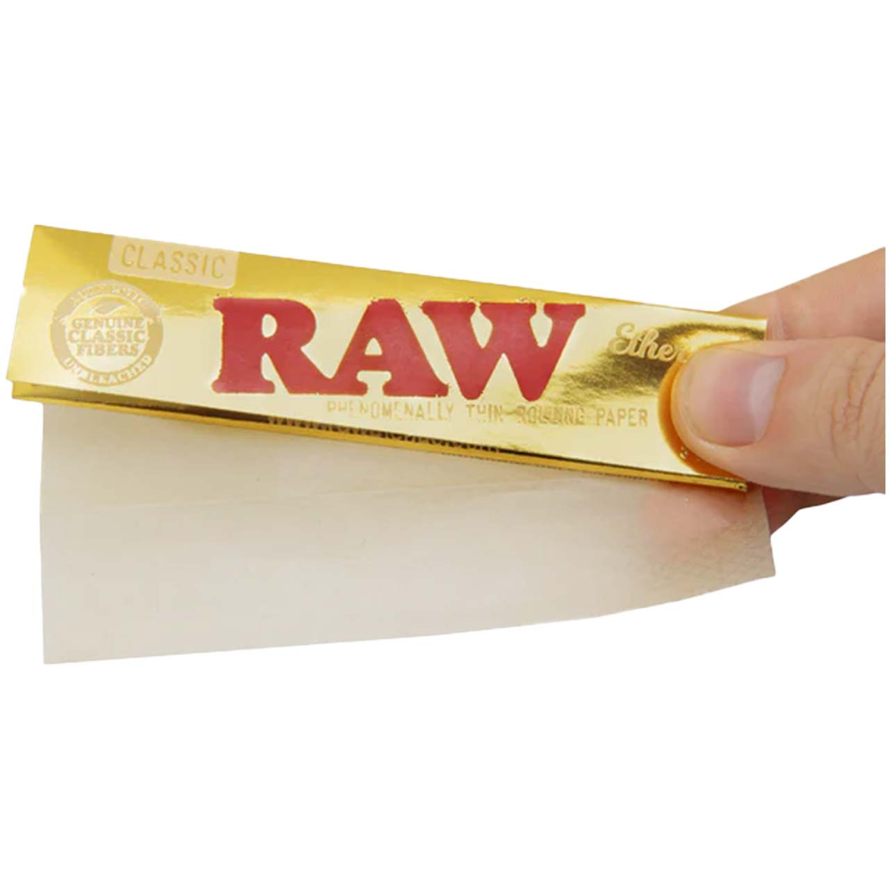 cigarette paper sizes RAW Ethereal King Size Slim Rolling Papers - The World's Thinnest Papers