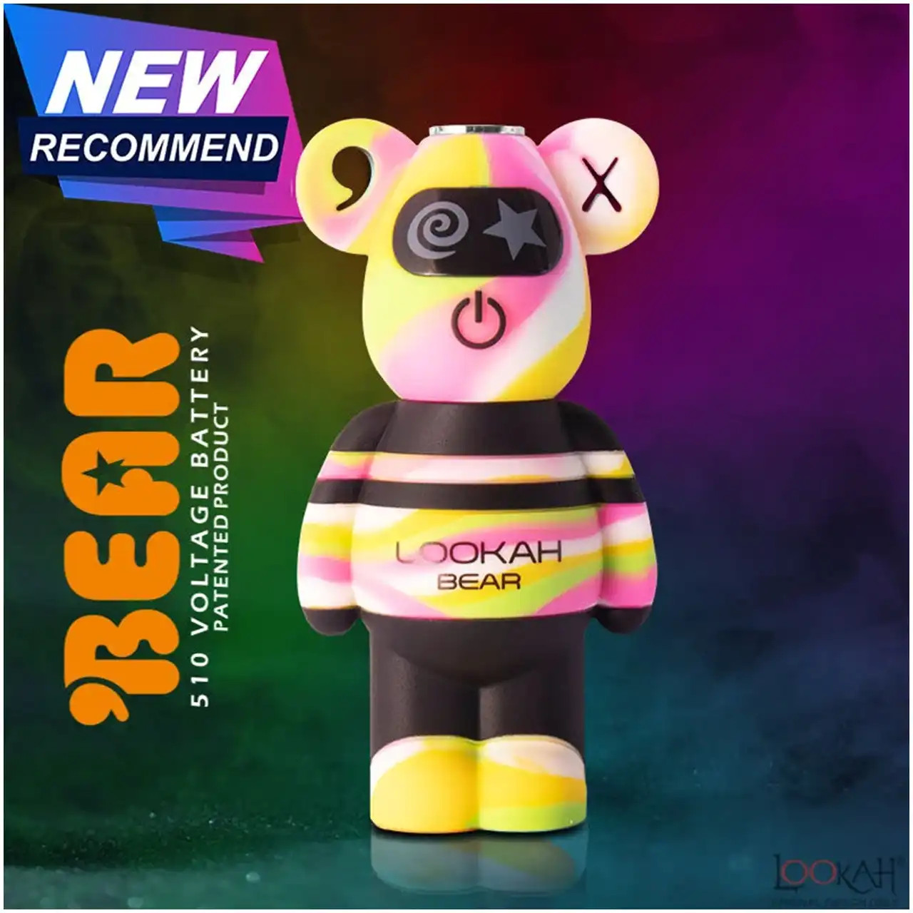 LOOKAH BEAR 510 VAPE BATTERY - Smoke Culture U.S.A Australia