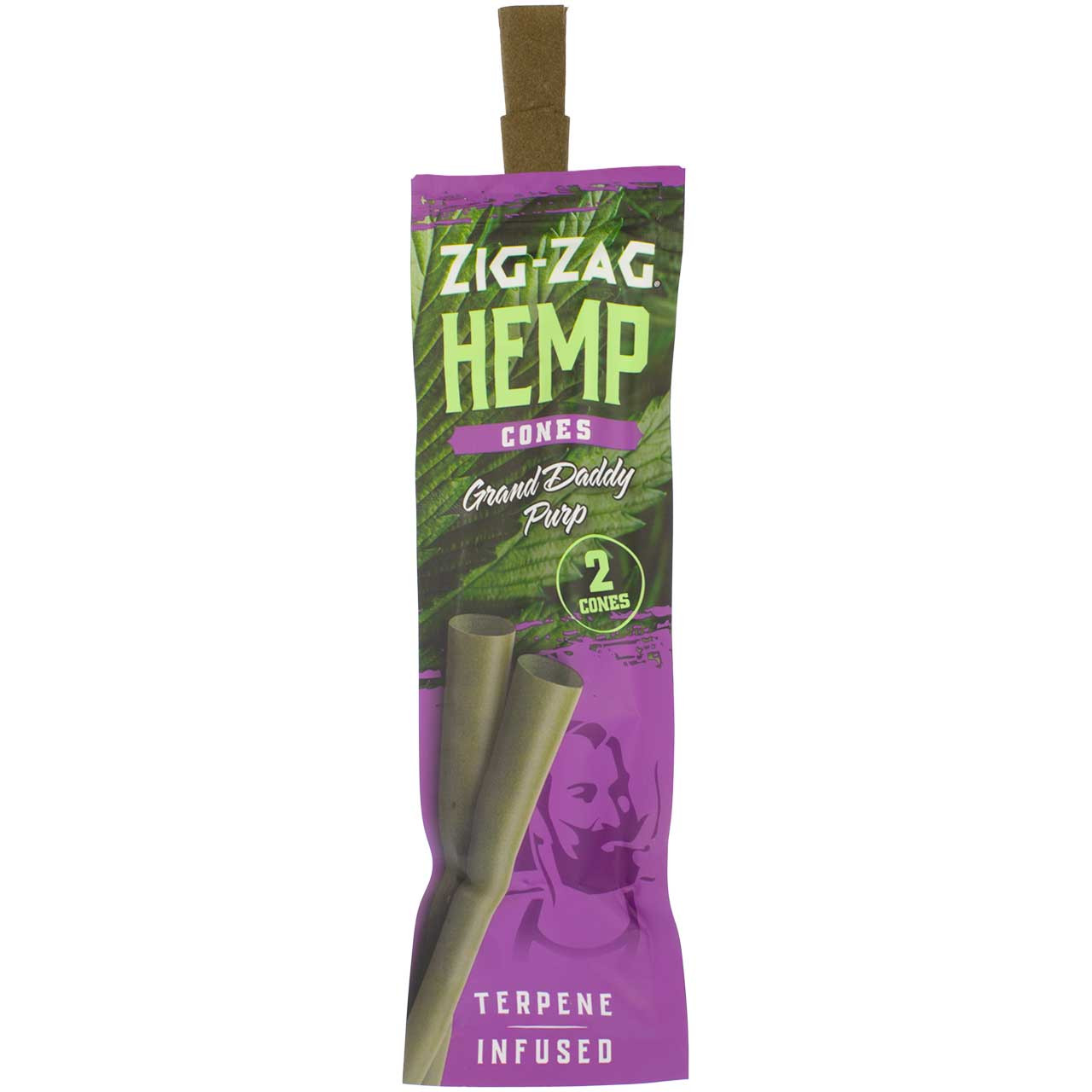 TREASURE - grapedrop Zig-Zag Grand Daddy Purp Terp Hemp Cones | Waterbeds 'n' Stuff