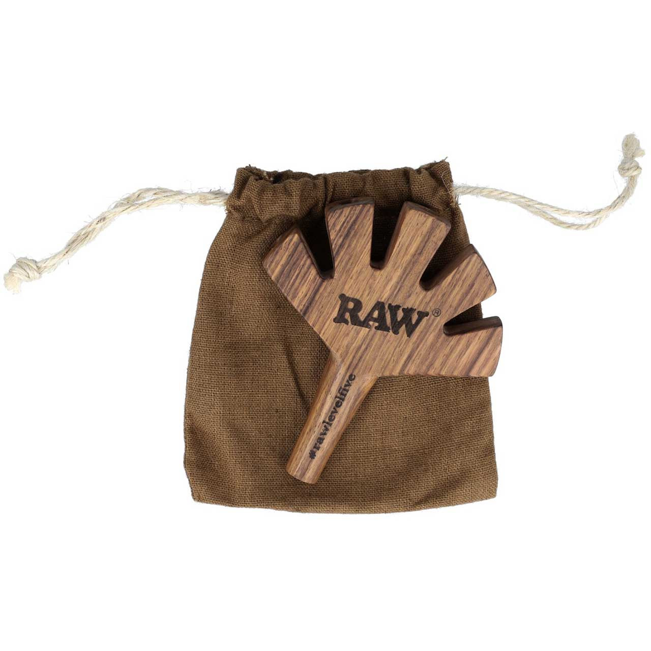 RAW Level Five Wooden Cigarette Holder – 5-Joint Wood Cone Holder