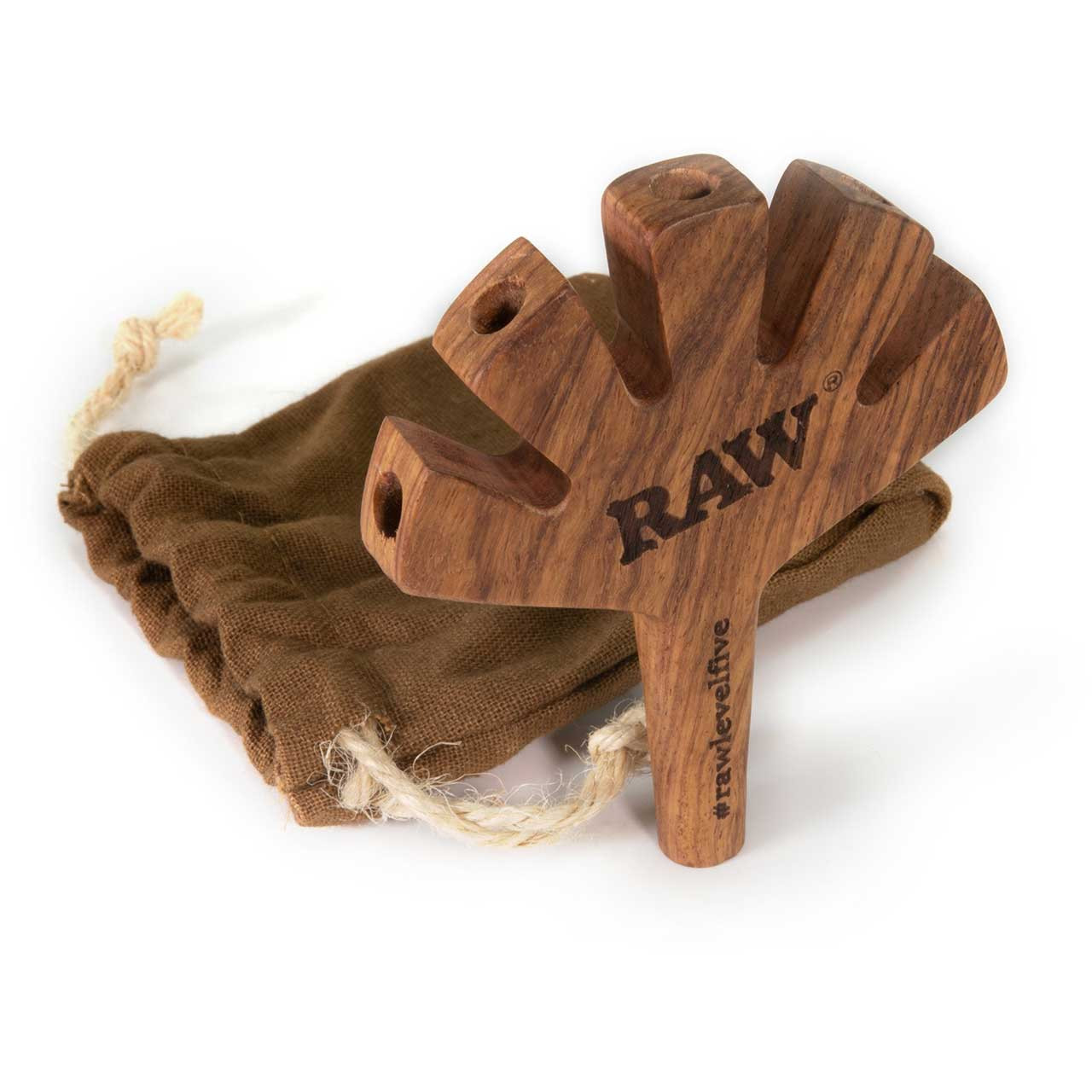 blunt cigarette holder RAW Level Five Wooden Cigarette Holder – 5-Joint Wood Cone Holder