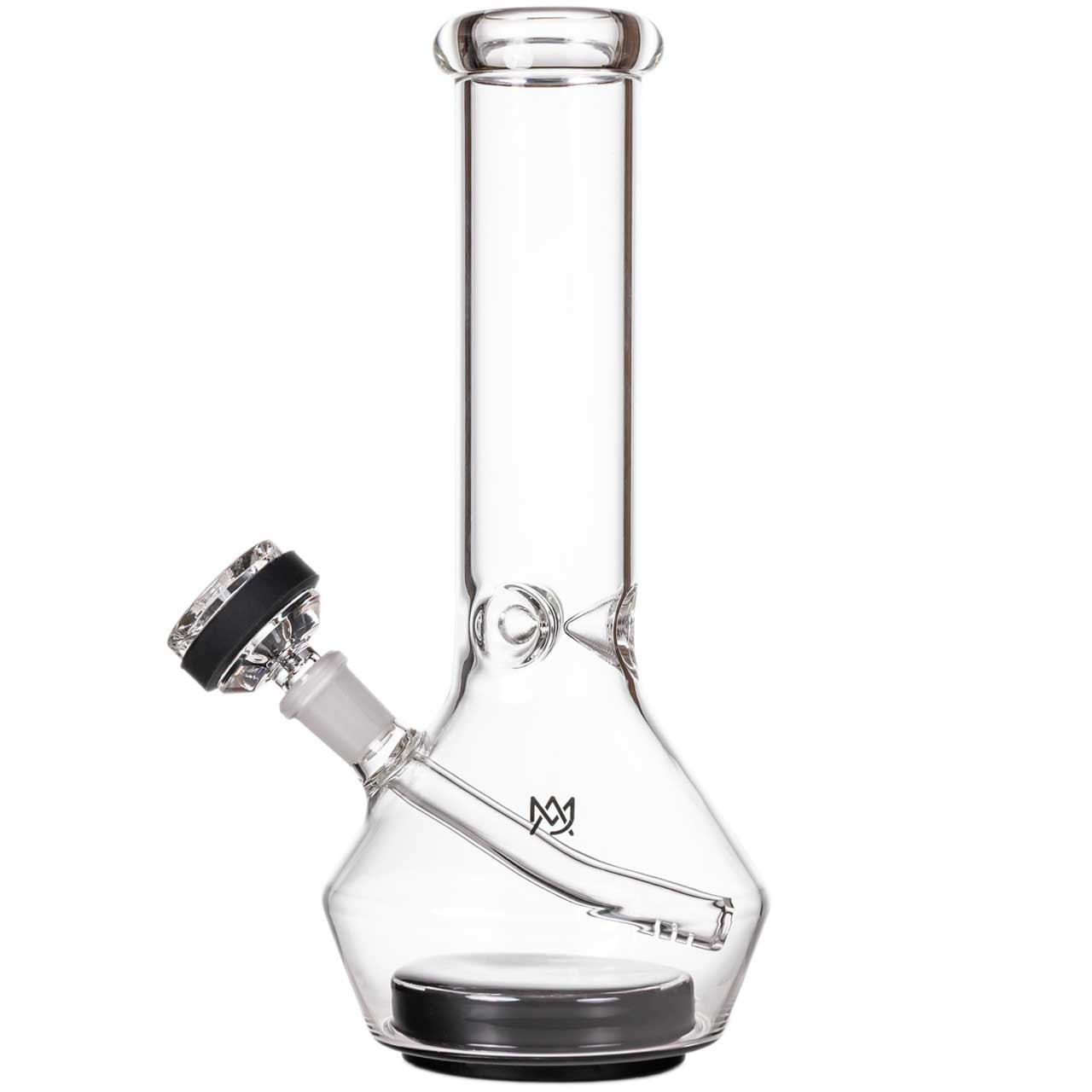 MJ Arsenal Nexus Bong – Suction Base Glass Bong with Ice Catcher