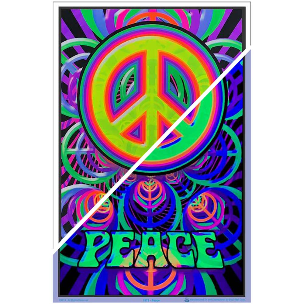 Peace Black Light Poster | 23