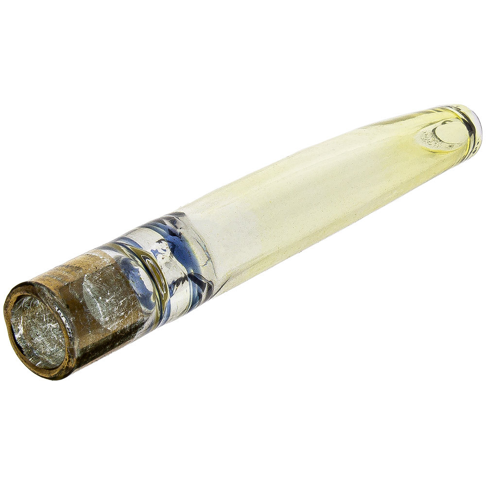 Flat Mouth Fumed Glass Cigarette Holder, Large
