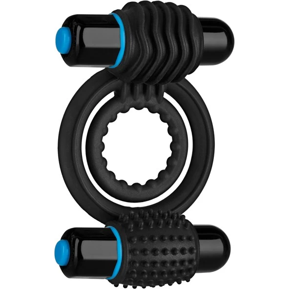 vibrating ring instructions plusOne Vibrating Ring Soft Touch Silicone Massager, 5 Vibration Settings,  Teal Color, Waterproof