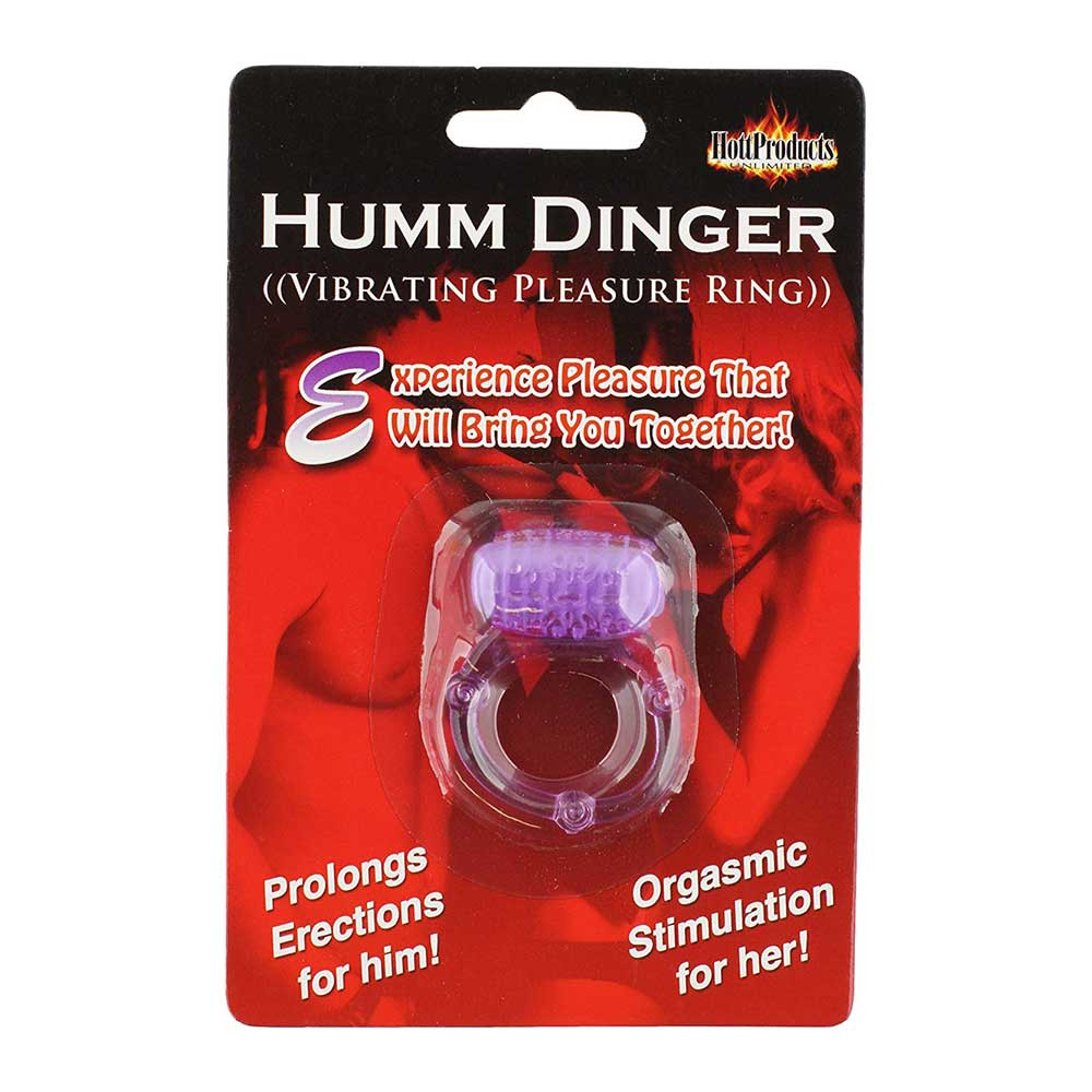Humm Dinger Vibrating Pleasure Ring | Cock Ring with Vibe Humm Dinger Vibrating Pleasure Ring | Cock Ring with Vibe