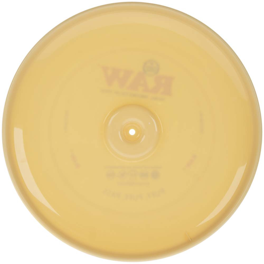 RAW Ultimate Disc Frisbee Mit Integriertem Kegelhalter – Freizeitspaß Für Unterwegs, Tan Mit Roten Akzenten