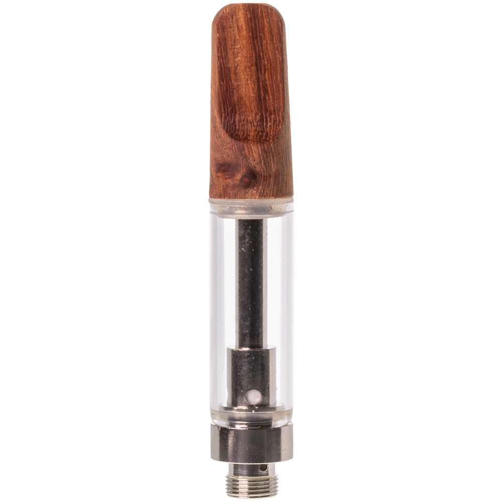 Empty 1ml Glass Cartridge with Wood Mouthpiece | CCELL 510