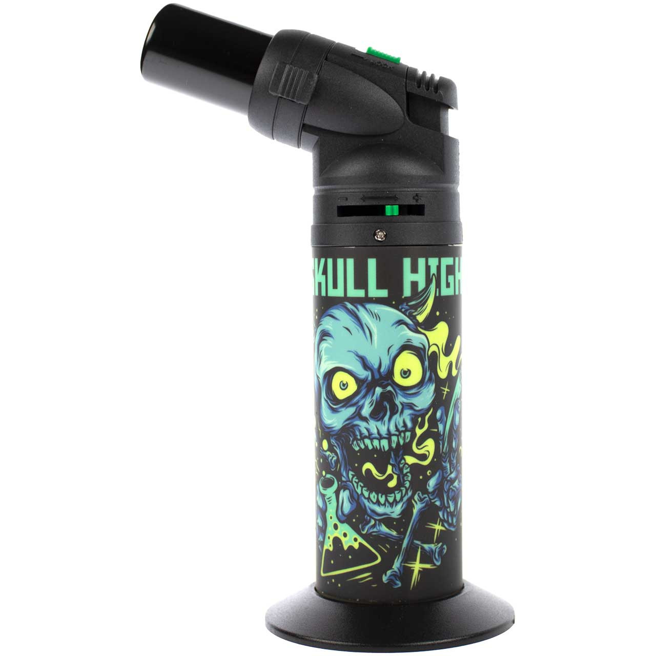 Special Blue Broiler Pro Torch with Stash Box - Skull High