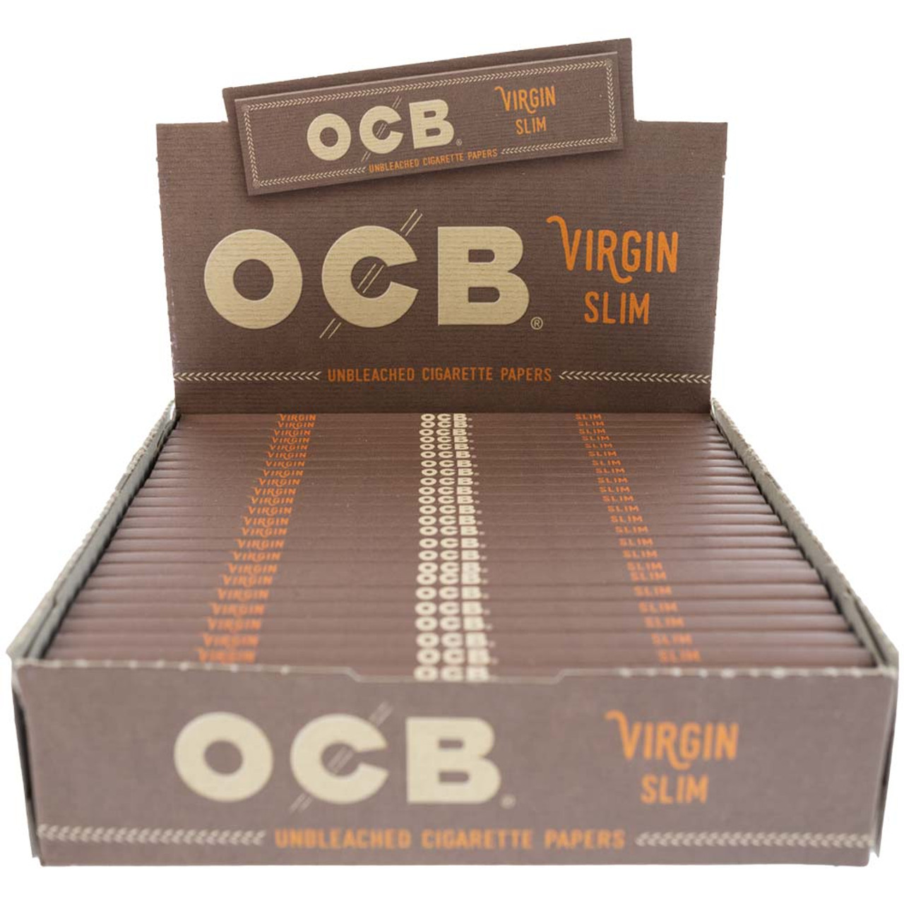  OCB Virgin Cigarette Rolling Papers ~ Single Wide ~ 4 Pack ~  Includes American Rolling Club Tube : Health & Household