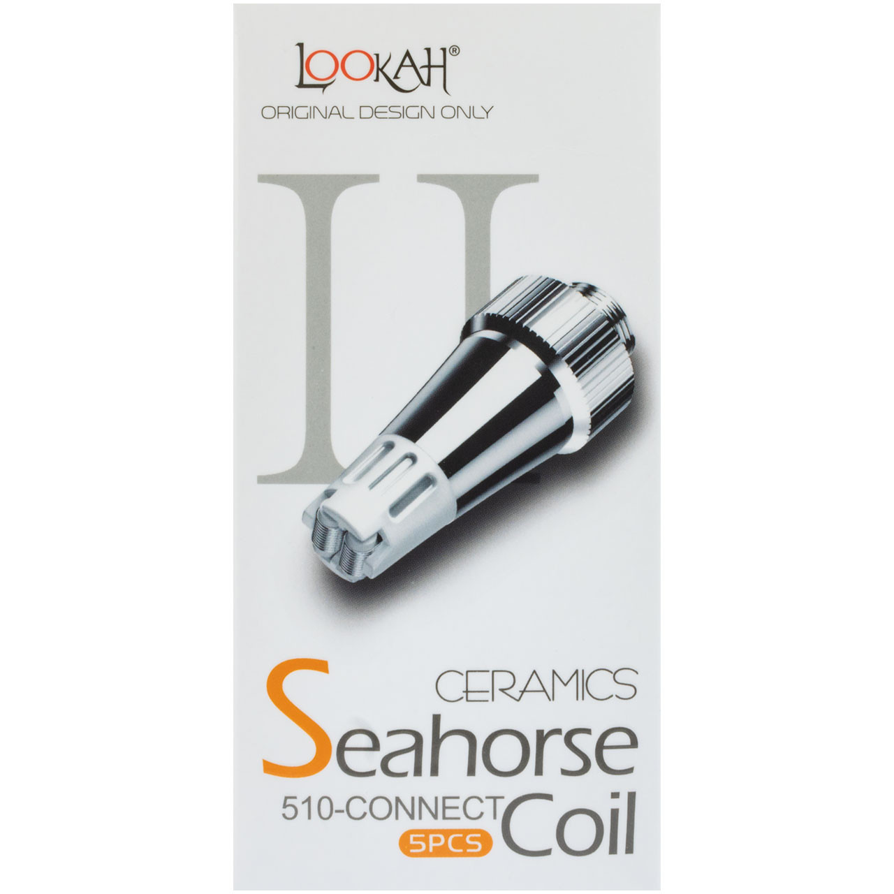 Lookah Seahorse Coil III: Ceramic Tube E-Nectar Collector Tips, 3-Pack