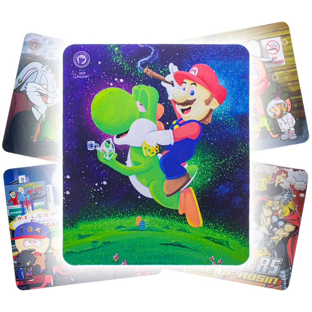 Silicone Dab Mat - Cartoon Mix (8 Styles)