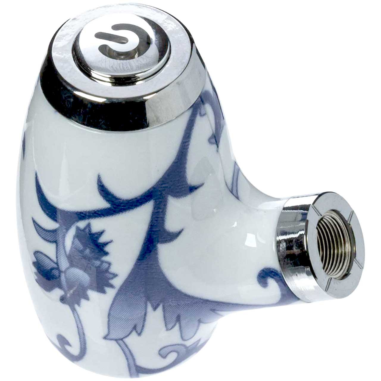 Pipe Shaped Vape Battery - Porcelain | Waterbeds 'n' Stuff