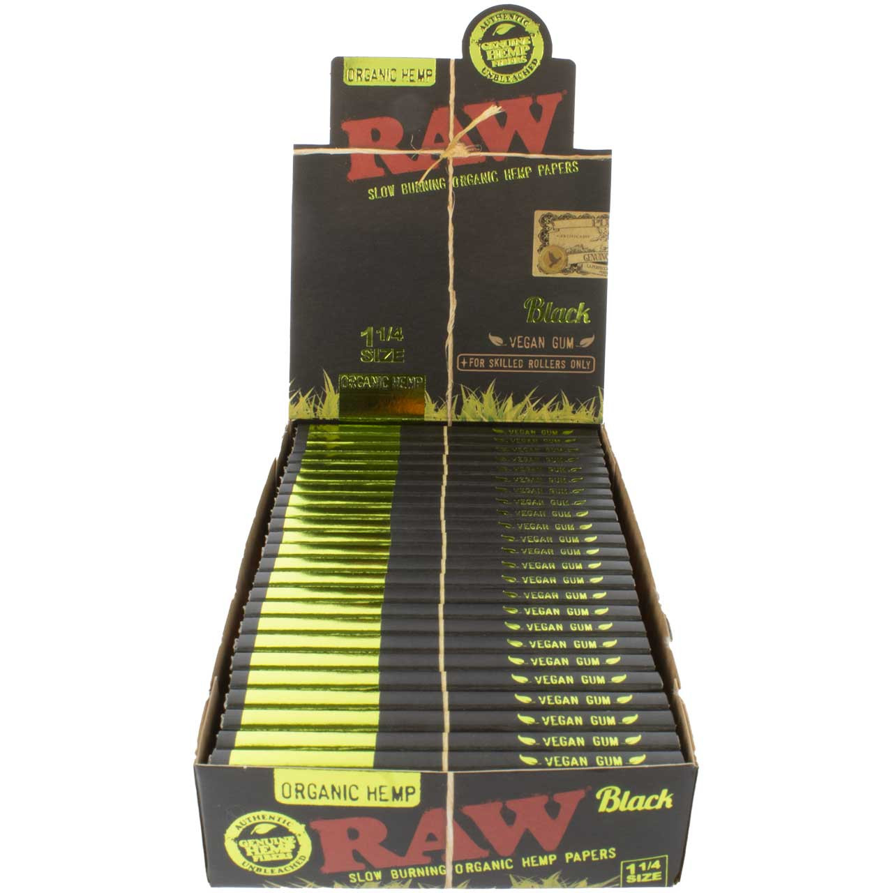 pure hemp cigarettes black box RAW Organic 1 1/4 Rolling Papers these eco Pure CBG Carton