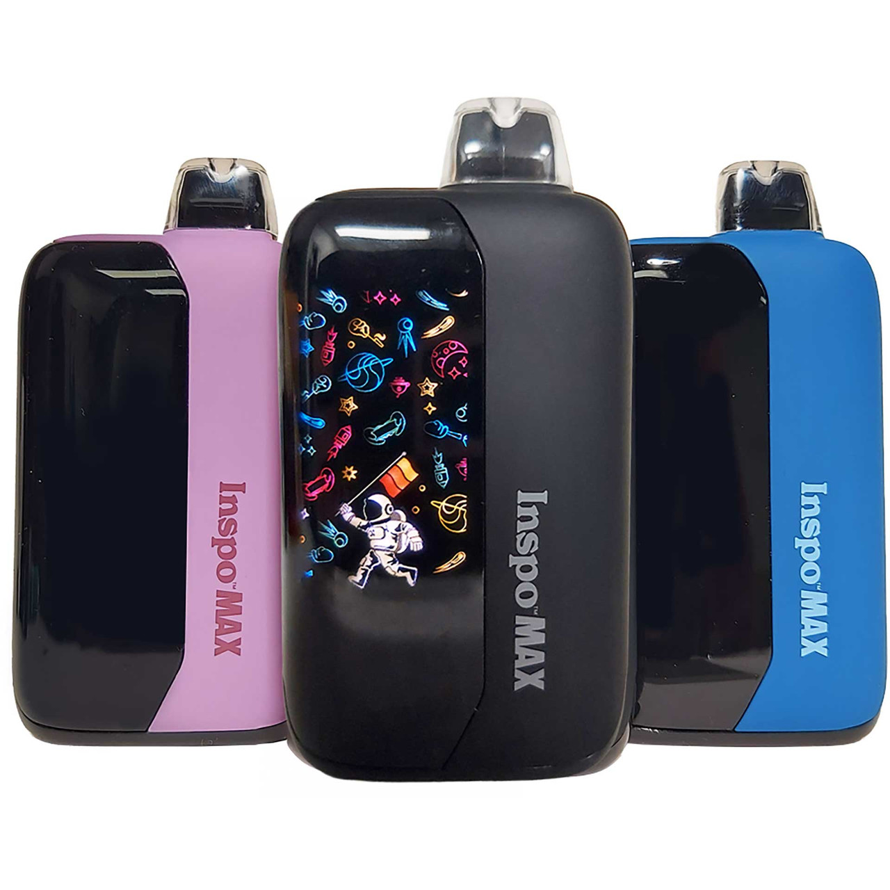 Randy's Inspo Max  Noir Black | 1000mAh 3g 510 Vape Battery