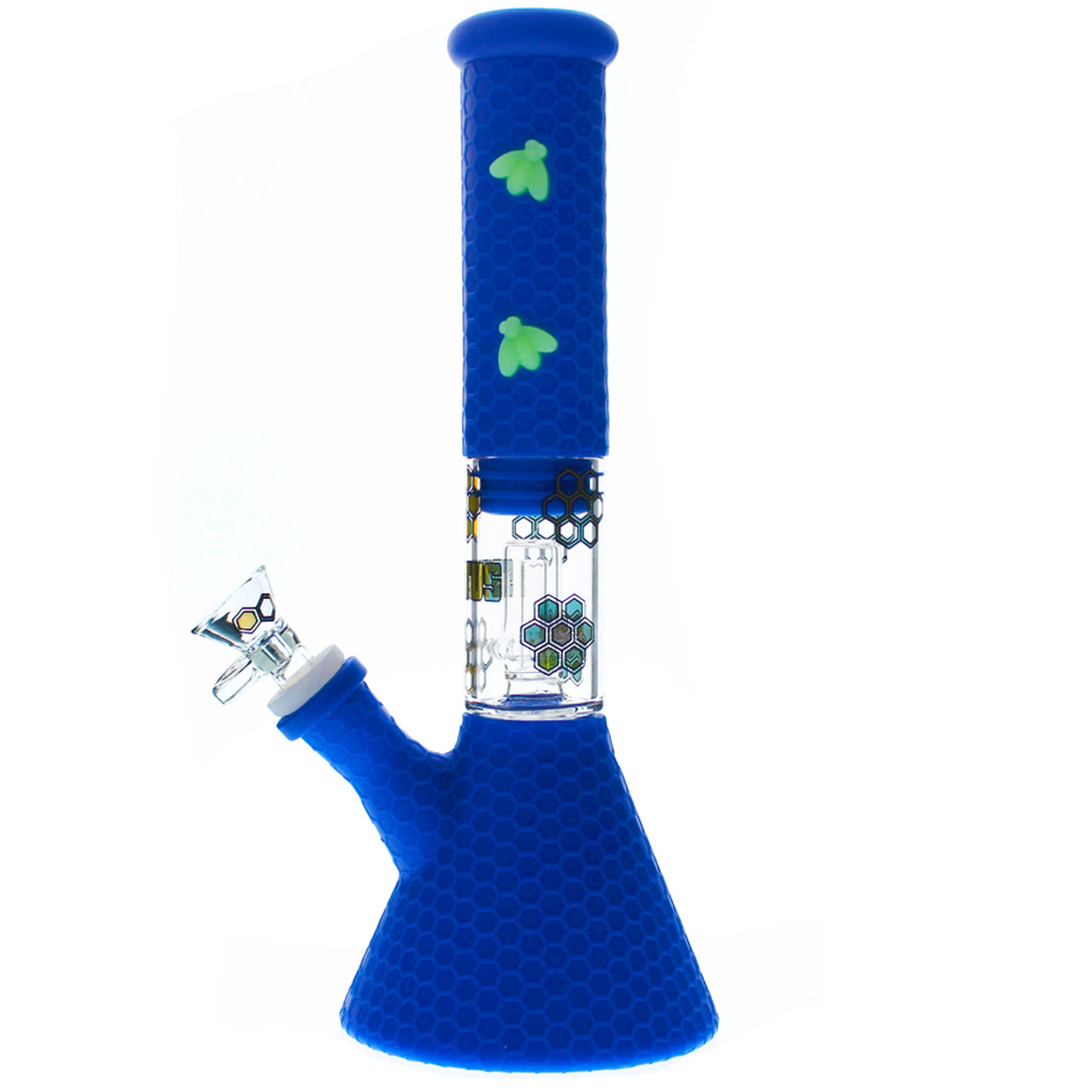 Stratus Silicone Beaker Bong  11 Tube with Removable Perc