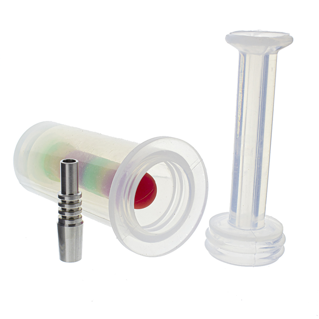 Silicone Nectar Collector with Titanium Tip - Haze Emporium