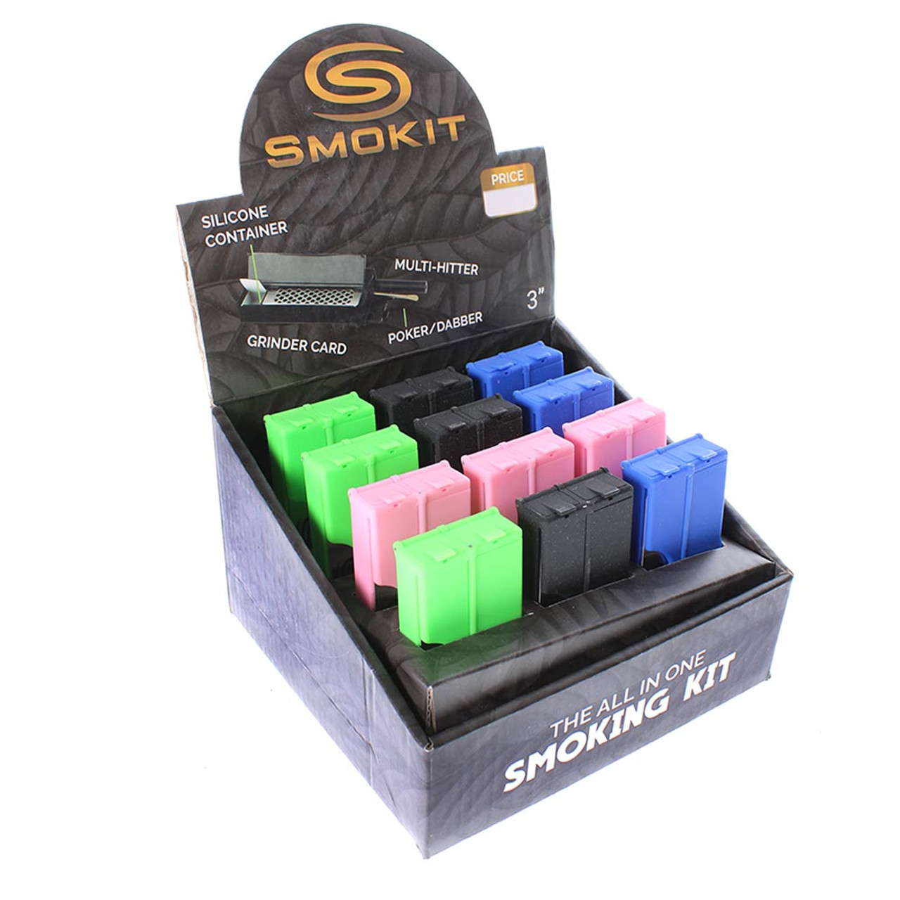 Smokit 3 Smoking Kit  One Hitter with Tools and Container