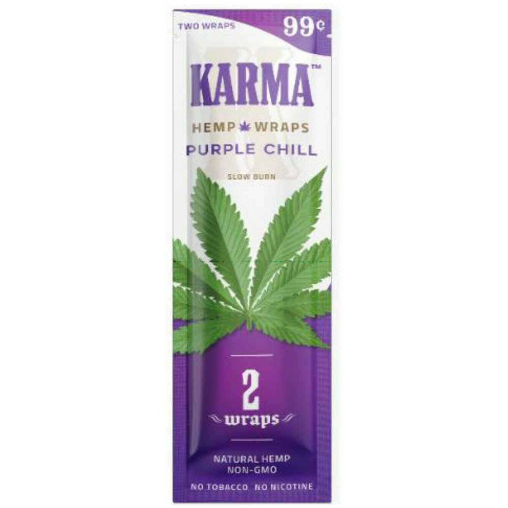 Karma Natural Hemp Wraps - Purple Chill