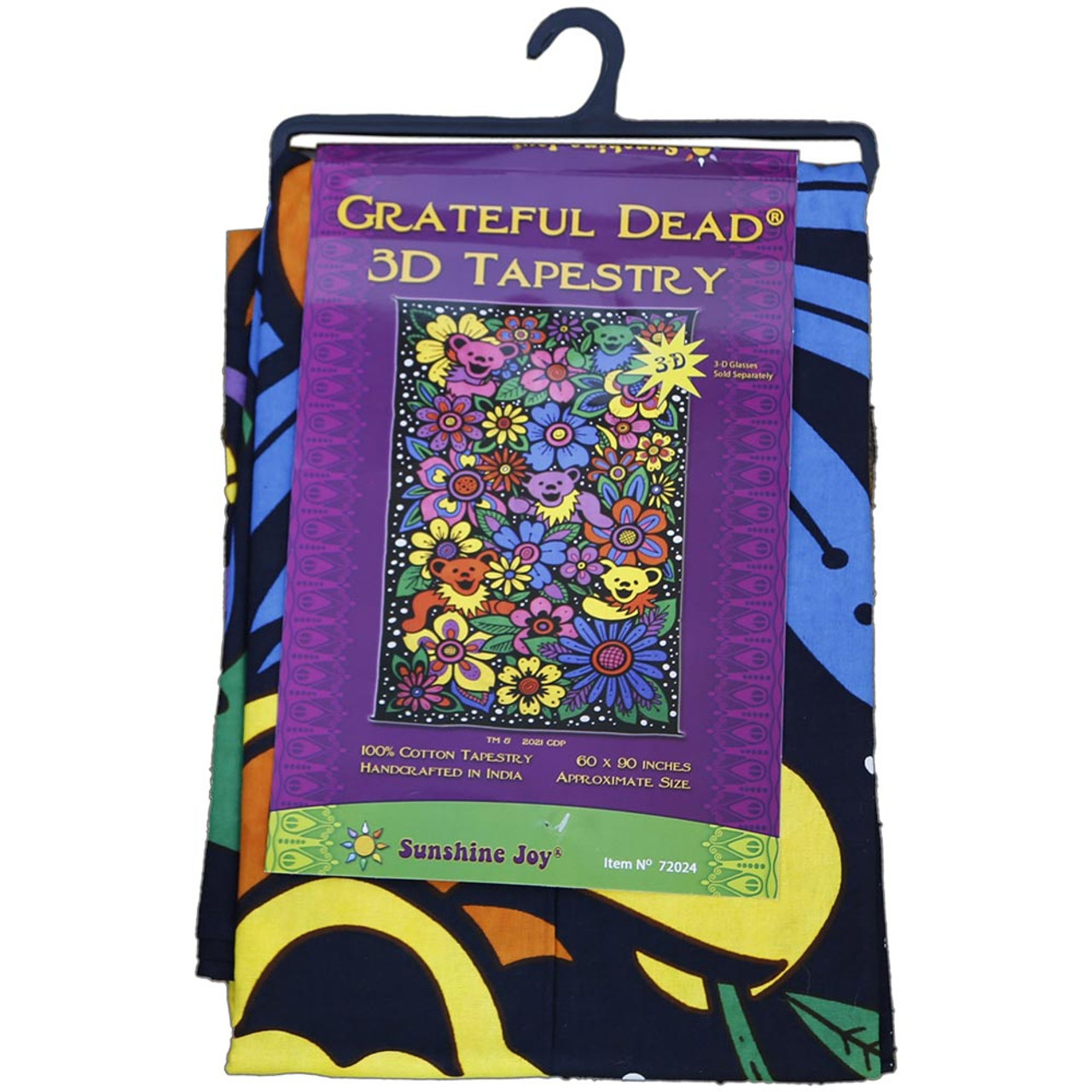 Grateful Dead Dancing Bears Spiral Mini Tapestry