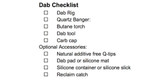 Dab Checklist: Everything You Need to Get Started Dabbing