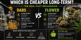 Dabs vs Flower: Which Is Cheaper Long-Term? (2026 Cost Breakdown)