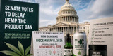 Senate Votes to Delay Intoxicating Hemp THC Ban: What the Temporary Lifeline Means for THC Drinks, Delta-8 & Hemp