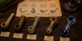 History of glass pipes, borosilicate glass, heady glass art, hand-blown pipes.