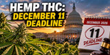 Will Congress Save Hemp THC Before December 11, 2026? What Happens to Delta-8, THCA, CBD & THC Drinks