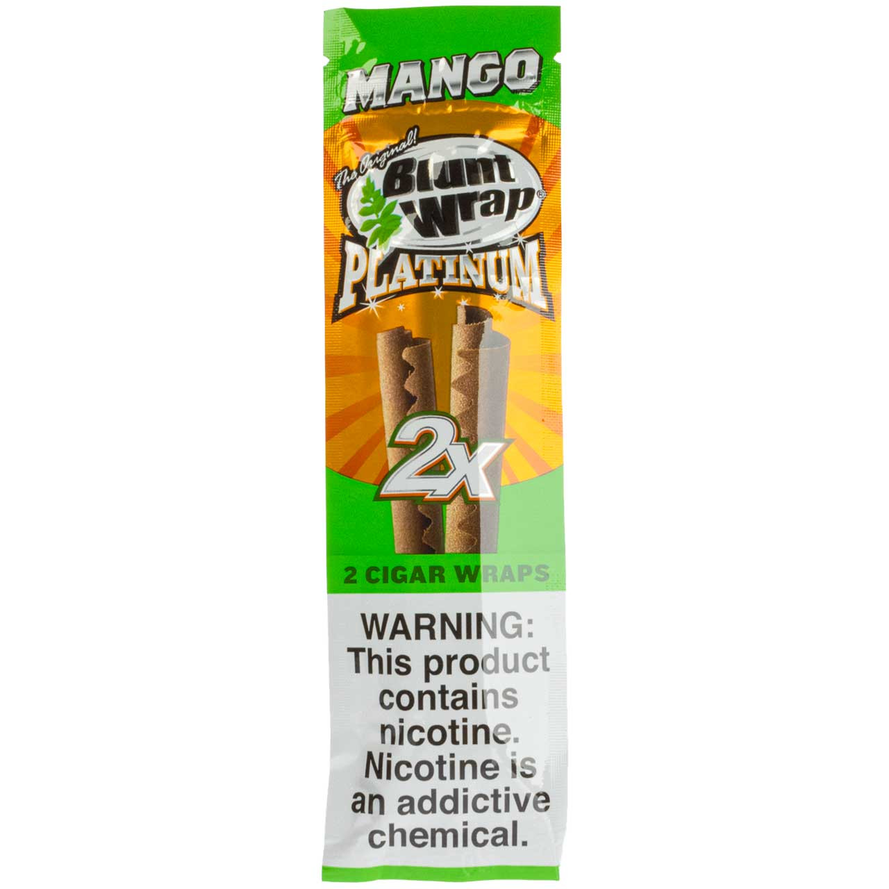 Platinum Blunt Wraps Mango Flavored Wraps Waterbeds 'n' Stuff
