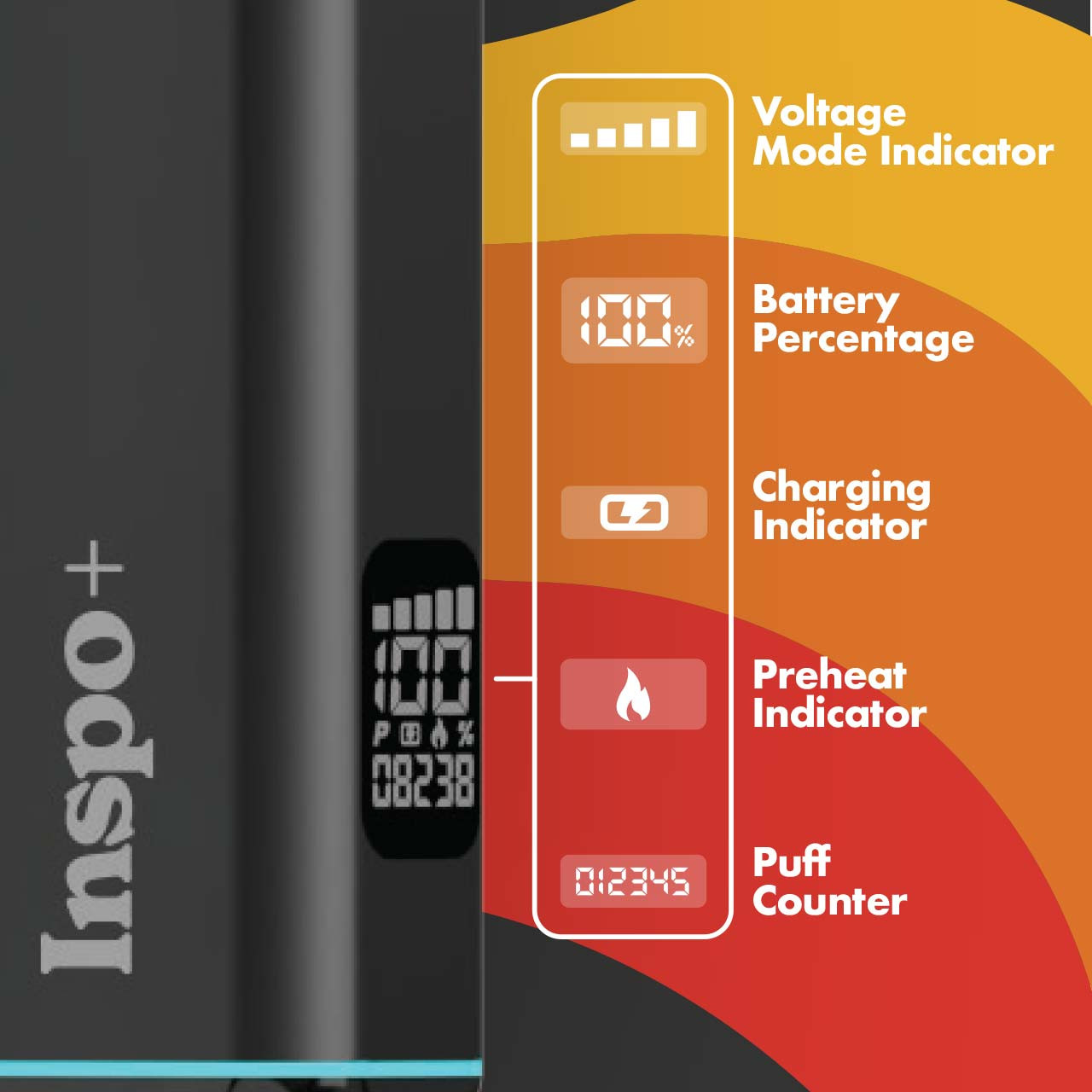 Randy's Inspo+, Upgraded Discreet Concentrate Vape Waterbeds 'n' Stuff