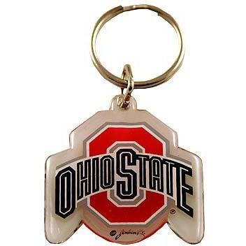 Ohio State Logo Keychain Ohio State Buckeyes Keychain