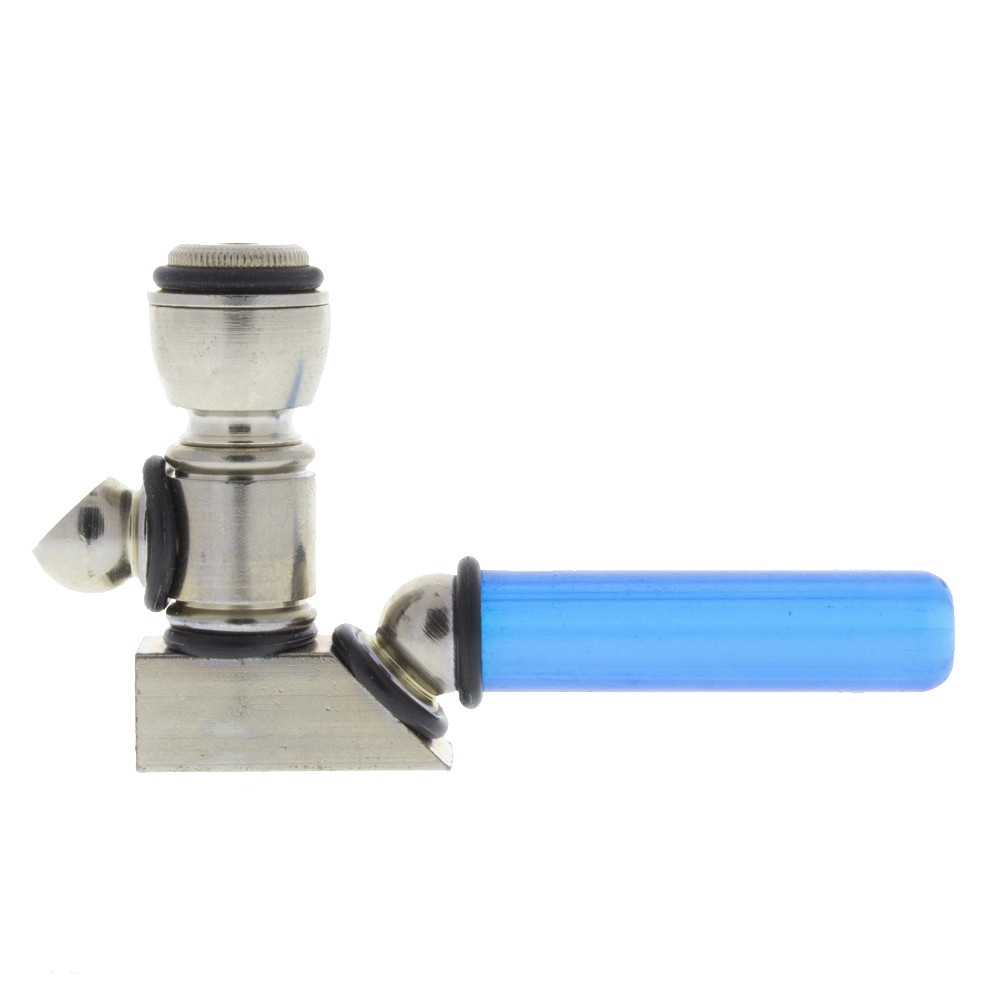 Standing Metal Pipe with Carb and 2" Plastic Mouthpiece, Assorted