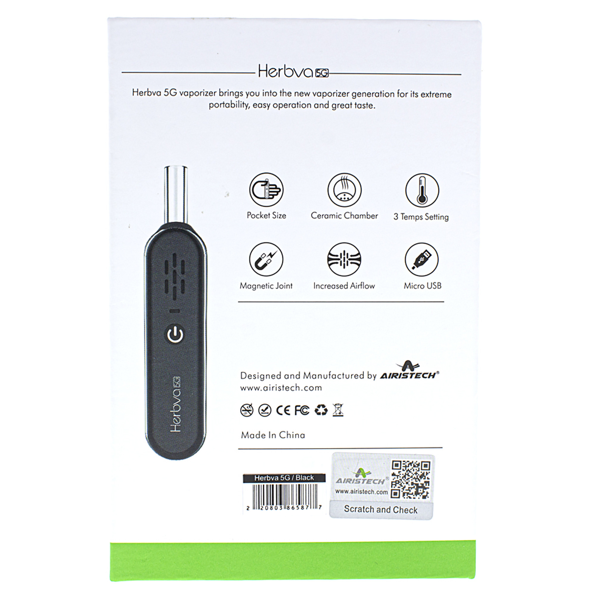 Airis Herbva 5g Portable Herb Baking Vape Airis Herbva 5g Portable Herb Baking Vape