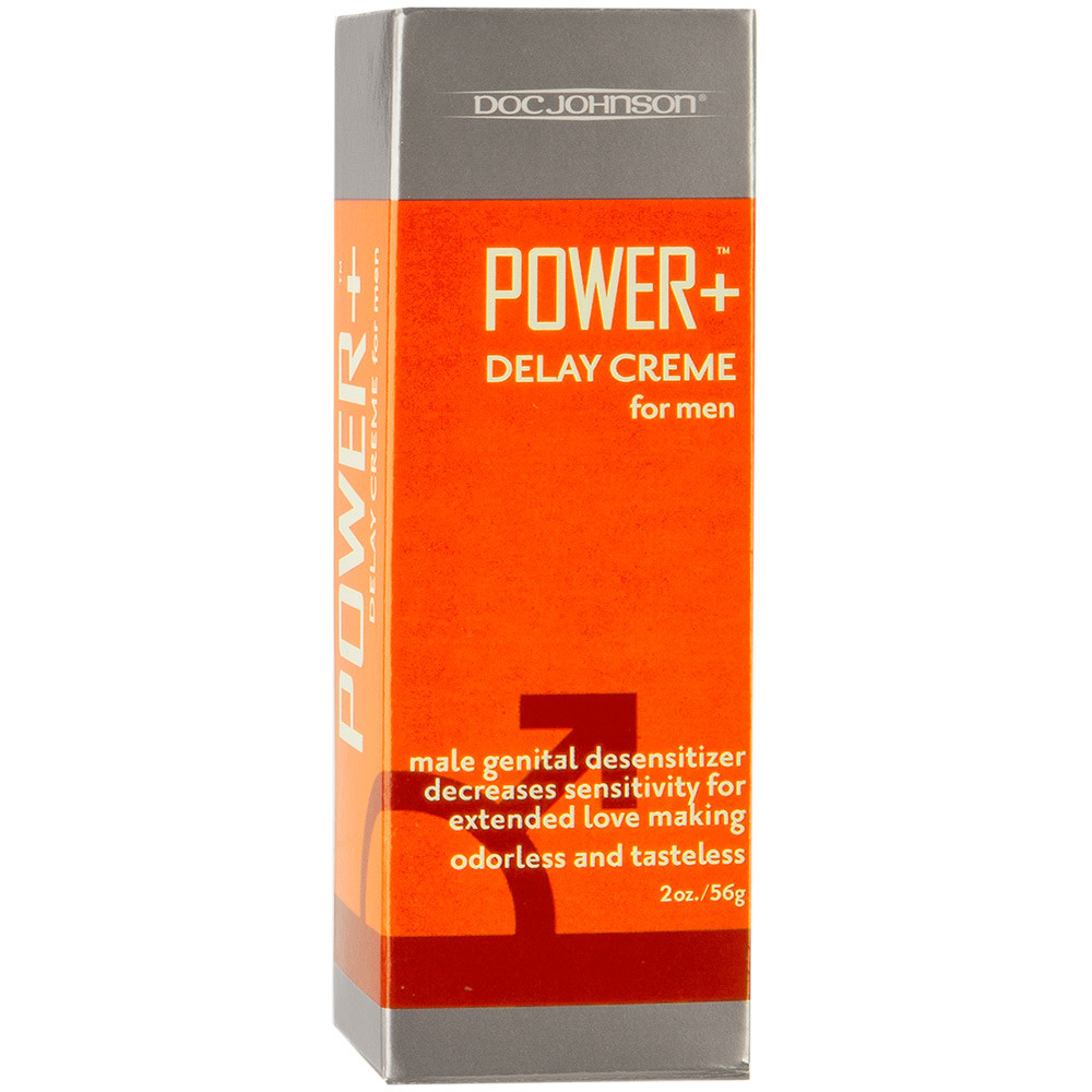 Doc Johnson Power+ Delay Cream For Men, 2oz.