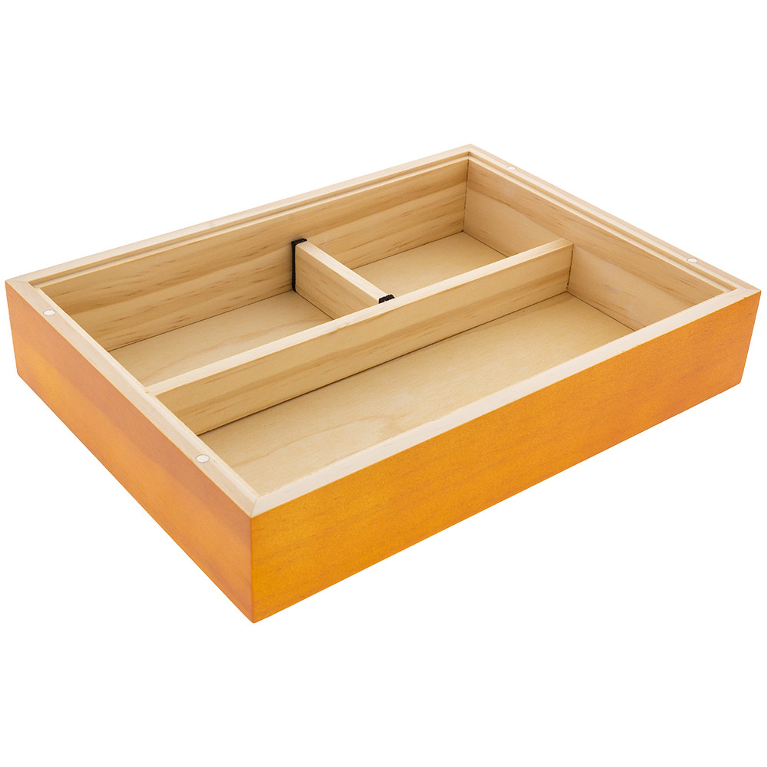 RAW Natural Rolling Box Divided Storage & Rolling Tray